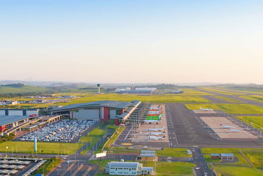 KSIA in the foreground with Dube Cargo Terminal in the background